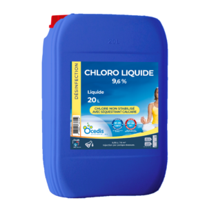 AJ-Piscine - Chloro liquide 9,6%